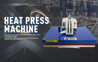 Presse à chaud par sublimation Cowint la plus populaire 16x24 pour l'impression par transfert thermique sur polos, maillots, jupes et vêtements de sport