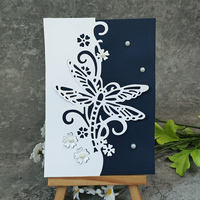 AAGU New fai da te Craft metallo taglio Die Scrapbook stampo in rilievo farfalla carta d'invito copertura Scrapbooking Craft taglio muore