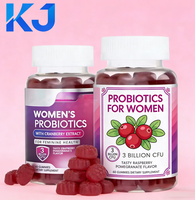 Gummies Probiotiques pour Femmes Marque Blanche OEM, Extrait de Canneberge pour la Santé des Voies Urinaires, Approvisionnement Usine GMP