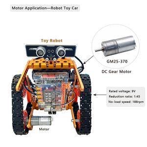 DIY 로봇 프로젝트를 위한 듀얼 샤프트가 있는 <span class=keywords><strong>Arduino</strong></span> <span class=keywords><strong>DC</strong></span> 3-24V 하이 토크 용 스마트 자동차 로봇 영구 자석 기어 모터 - Product Image 2