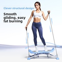 Machine de ski pliable en acier pour la maison, équipement de fitness pour amincir et sculpter la silhouette, sports d'intérieur CN;HEN