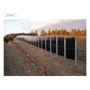 Kseng Solar Panel Ground Mount Vertical Structures Vertical Solar Farm Solar Ground Mounting System