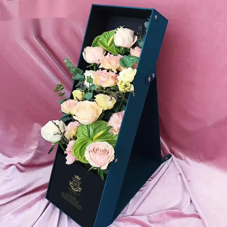 Valentijnsdag Rechthoekige Geschenkdoos Bloemen Pakket Transparante Stand Bloemen Voor Mijn Vriendin