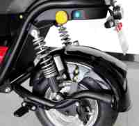 Scooter électrique haute performance 1500W, moto électrique pour adultes avec éclairage LED, scooter électrique urbain pour les déplacements en ville