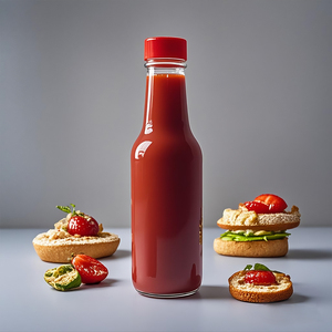 Botellas de embalaje de salsa picante 3oz 5oz Tapón de rosca de plástico de vidrio vacío 250ml <span class=keywords><strong>350ml</strong></span> Capacidad para serigrafía de Chile Alimentos enlatados - Product Image 4