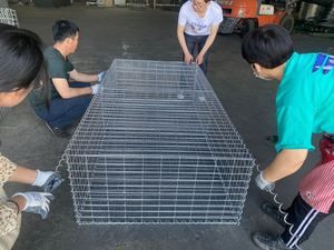 Gabion tedarikçisi 3.0mm 2x1x1m 9x11cm gabion DIY gabion sepeti \/gabion kutusu tel çit \/gabyon tel örgü fiyat <span class=keywords><strong>ISO</strong></span> fabrika