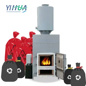 Solid Waste Incineration Boiler China Diaper Sanitary Napkin Msw Cardboard Plastic Incinerator Machine