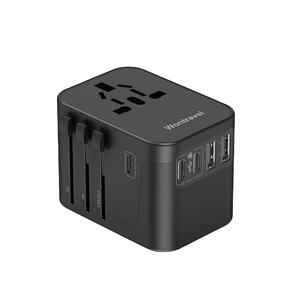 Wontravel Manufacturer Electric Plugs Worldwide Travel Adaptor Wall Charger European Travel Plug Adapter 2 Usb