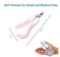 Coupe-ongles professionnel à lumière LED pour chat et chien, tondeuse à griffes avec verrouillage de sécurité, outil de toilettage pour chiot et chaton.