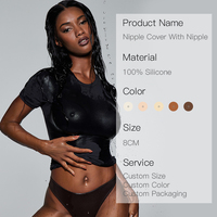 Nouvelles Tendances Cache-tétons Adhésifs Réutilisables en Silicone Effet Naturel pour Décoration Sexy et Accessoires Intimes