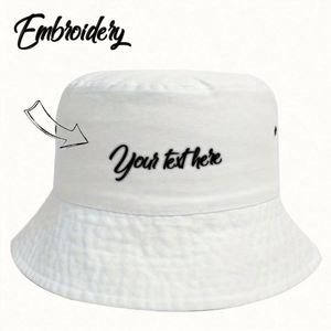 Chapeau Bob Léger Personnalisé d'Été avec Broderie pour Hommes et Femmes – Protection Solaire pour la Pêche, les Sorties Décontractées, le Cyclisme, la Plage et les Activités de Plein Air - Product Image 6