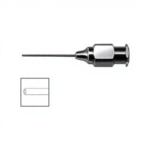 Cánula Manual Recta de Acero Inoxidable Premium McIntyre para Cámara Anterior, Instrumentos Oftálmicos para el Control del Flujo Líquido MOL - Product Image 1