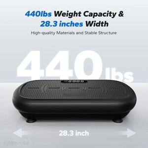 Profession elle Vibrations platten plattform, weiße und schwarze Ganzkörper-Vibrations platte mit <span class=keywords><strong>Bmi</strong></span>-Test Vibrations platten maschine 200kg - Product Image 2