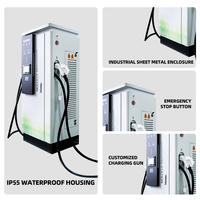 HAIDIRA Chargeur rapide DC basse tension 220V pour véhicules électriques, station de charge double pistolet pour le Brésil et les Philippines