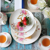 Veweet — service de table en porcelaine de chine, présentoir floral, de luxe, nouvelle collection