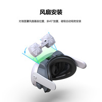 Remplacer le cache facial pour Meta Quest 3 Interface faciale à circulation d'air active Accessoires VR