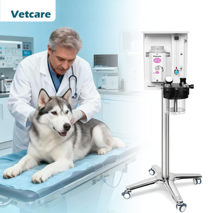 Fabricant OEM professionnel de machines d'anesthésie vétérinaire mécaniques, anesthésie portable pour animaux de compagnie sans électricité - Product Image 2