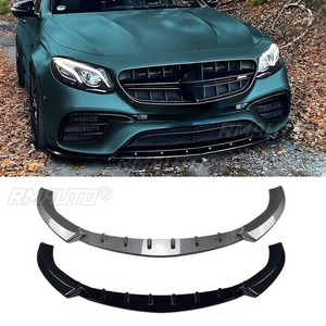 สปอยเลอร์กันชนหน้ารถยนต์ ชิ้นส่วนตกแต่งสำหรับ Mercedes Benz E-Class W213 E63 AMG 2016-2020 ตัวป้องกันกันชน - Product Image 1