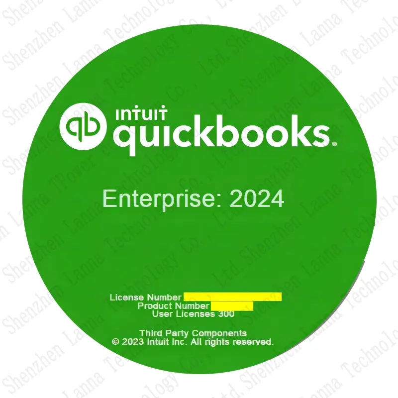 Intuit QuickBook Enterprise Solutions 24.0 2024 US Télécharger le logiciel de comptabilité financière à vie Livraison par e-mail