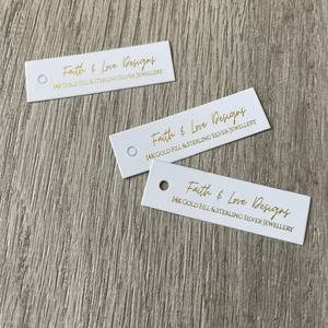 Tarjetas de Instrucciones para el Cuidado de Joyas Personalizadas - Tarjetas Impresas a Todo Color con Guía de Iconos para Joyería Fina - Product Image 3