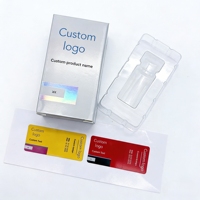 Étiquettes et boîtes en papier personnalisées pour flacons de 3 ml, 5 ml, 10 ml, kit de recharge
