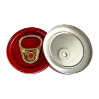Couvercle en aluminium à ouverture facile pour canettes de boissons, anneau de traction rouge, qualité alimentaire, recyclable, joint supérieur pour soda Bee