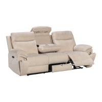 Ensemble de canapés inclinables électriques 3+2+1 |   Tissu en chenille |   Canapé inclinable électrique |   Haut-parleur Bluetooth LED |   Salon - Vente en gros