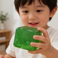 Hermoso Juguete Antiestrés Ecológico y Lavable en Forma de Cubo para Apretar y Liberar el Estrés - Regalo Promocional para Ferias Comerciales
