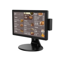 Pembaca kartu OS Android/Windows layar sentuh, pembaca kartu 10 poin sistem POS semua dalam satu 15.6 inci untuk pusat belanja restoran