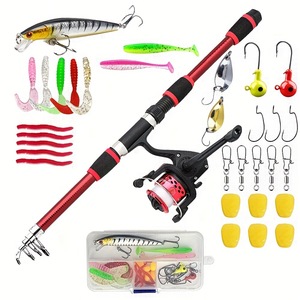 Kit de pêche complet pour débutants, canne à pêche transfrontalière best-seller de 18 m multi-sections avec poignée en EVA - Product Image 2