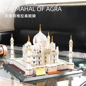 Taj Mahal agra Ấn Độ xây dựng mô hình xây dựng đồ chơi thân thiện với môi PC nhỏ hạt Lắp ráp khối xây dựng cho trẻ em - Product Image 3