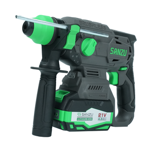 Taladro Percutor Rotatorio Inalámbrico de Grado Industrial de 21 V y 20 mm con Motor Sin Escobillas para Demolición de Hormigón - Product Image 2