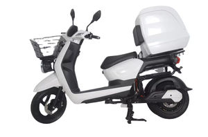 Tricycle Électrique Blanc Élégant 2026 |   Charge utile de 200-300 kg |   Vitesse de 30 à 50 km/h |   <span class=keywords><strong>Moto</strong></span> électrique pour la livraison de nourriture - Product Image 2