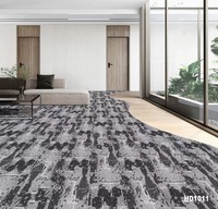 Dalles de moquette modulaires emboîtables en polypropylène écologique, modernes, multicolores, rembourrées et capitonnées, pour écoles, bureaux et maisons