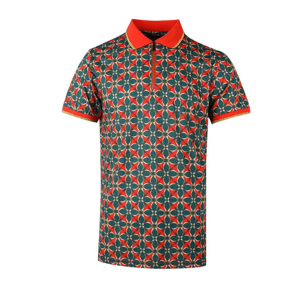 주문 로고를 가진 남자를 위한 면 골프 t-셔츠 영국 작풍 뜨개질을 한 폴로 셔츠