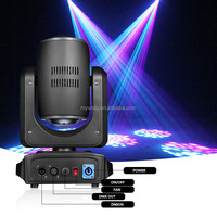 Mini LED robotique pour faisceau de tête mobile, éclairage de scène, contrôle DMX512 pour fête disco, couleur chrome