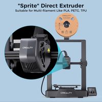 Pour imprimante 3D industrielle FDM Creality Ender 3 V3 SE avec Filament à chargement automatique d'extrudeuse directe Sprite à nivellement automatique tactile CR