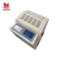 Kit de probador de fuerza dieléctrica de aceite completamente automático HM801/juego de prueba de rotura de aceite de aislamiento/análisis de aceite de transformador BDV Machi