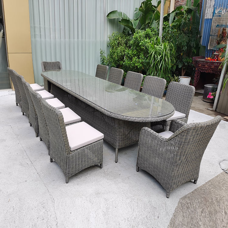 12 Seater Rattan Garden Furniture Durable Stylish