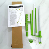 Extracteur de mauvaises herbes manuel de qualité industrielle Tube en aluminium détachable pour accessoires de jardin Creuser des légumes sauvages
