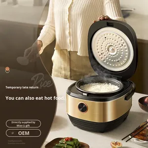 Digital Multi Rice Cooker Digital <b>Timer</b> Control 4L Capacity Multifunctional Features Soup Separation Portable Design for Smart R - Product Image 1