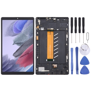 Vente en gros de numériseur d'écran LCD pour <span class=keywords><strong>Samsung</strong></span> Galaxy Tab A7 Lite édition LTE <span class=keywords><strong>SM</strong></span>-<span class=keywords><strong>T225</strong></span>, assemblage complet avec cadre - Product Image 1