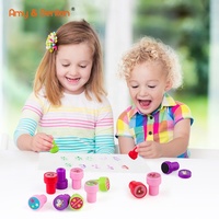 Assortiment de tampons pour enfants, tampons auto-encreurs pour articles de fête, cadeaux scolaires, sceau de papeterie