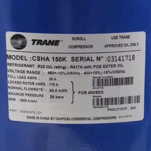 Compresseur scroll Trane CSHA100K pour remplacement de climatisation et de réfrigération - Product Image 3