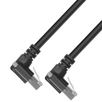 Câble réseau noir Gigabit résistant aux plisements pour équipement de caméra industrielle