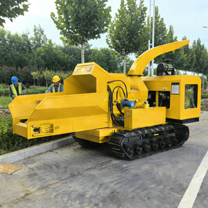 Trituradora de <span class=keywords><strong>Madera</strong></span> de Fácil Operación, Chipeadora Industrial de Servicio Pesado con Motor Diésel, Trituradora de Ramas con Alimentación por <span class=keywords><strong>Cadena</strong></span> - Product Image 1