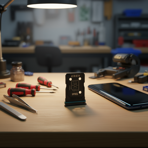 Vassoio SIM Nero di Ricambio per Oppo Reno4 per Riparazione Telefoni Cellulari - Product Image 3