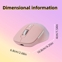 Vente chaude Accessoires Informatiques Cadeau Souris Sans Fil Ergonomique 2.4G Souris Portable Sans Fil Optique pour Ordinateur Portable Tablette Notebook