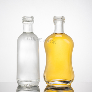 Verre clair de haute qualité, personnalisé, en gros, 50 ml, mini bouteille avec bouchon à vis, personnalisable pour whisky, tequila, rhum, vodka - Product Image 6