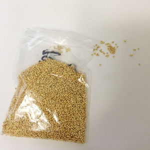 10000 Pièces/Sac, <span class=keywords><strong>Perles</strong></span> <span class=keywords><strong>à</strong></span> Sertir en Gros pour Bijoux Apprêts Placage Or Véritable 18K, <span class=keywords><strong>Perles</strong></span> d'Extrémité pour Fabrication de Bijoux, 2mm-3mm - Product Image 6